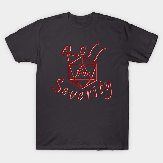 RFS Red + White T-Shirt by RollForSeverity